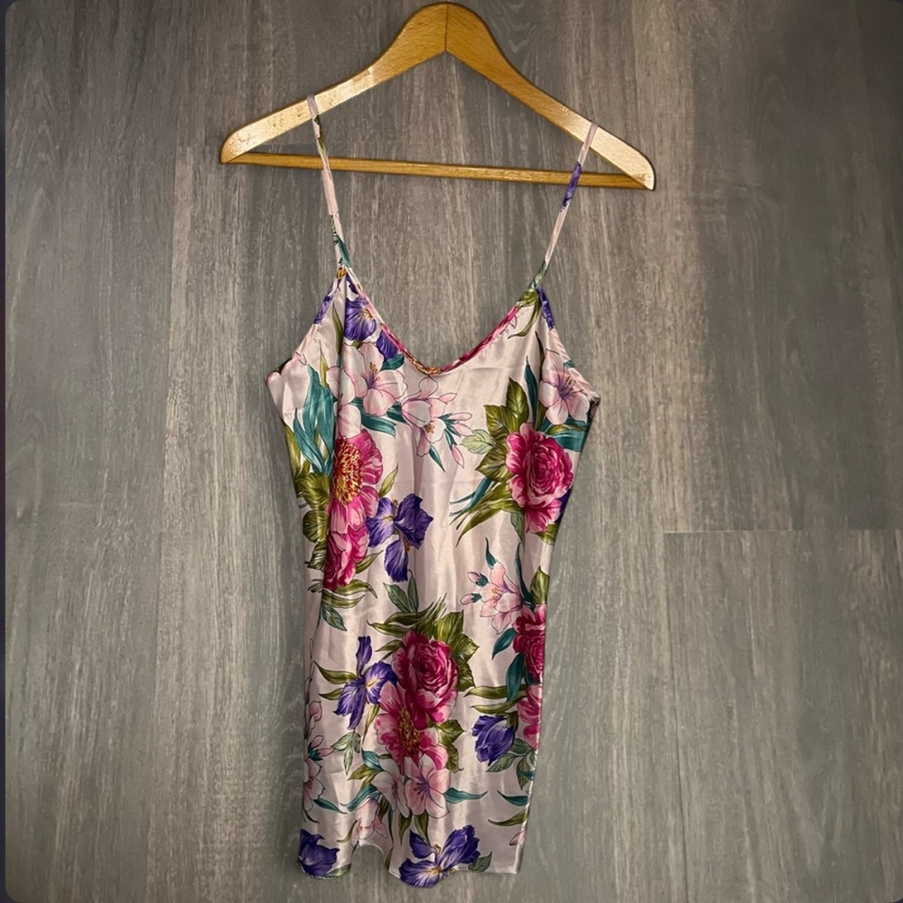 Inner Most‎ Floral Satin Slip Dress – Size Small
